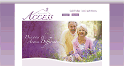 Desktop Screenshot of myaccesshomecare.com